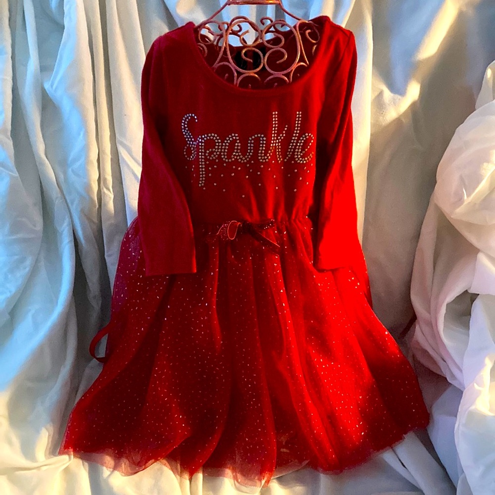 NEW with tags Very cute red dress size 2 T